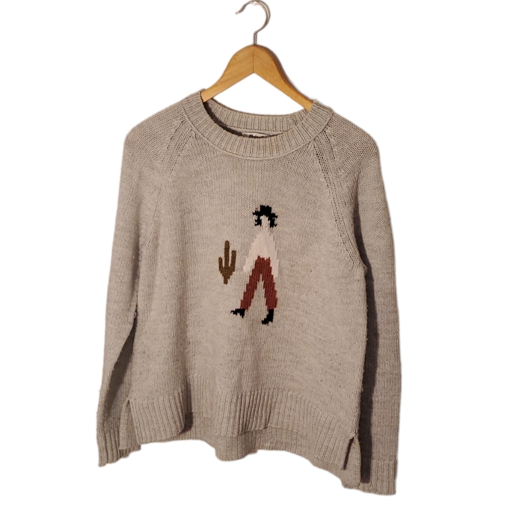Madewell Gray Crew Neck Sweater